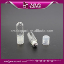 Srs transparent oder bernsteinfarben 3ml 5ml 10ml 12ml kosmetisches Verpackungsglas mit Kunststoffdeckel für ennentialöl